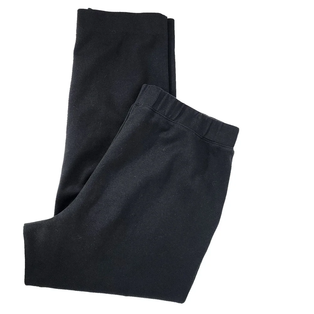 J. Crew Womens Pintuck Sweatpants Black Casual Pants Pull On Size Large Pockets